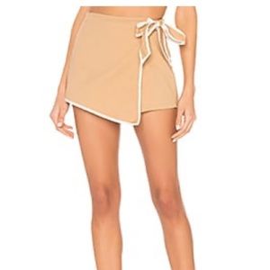 Superdown wrap skort